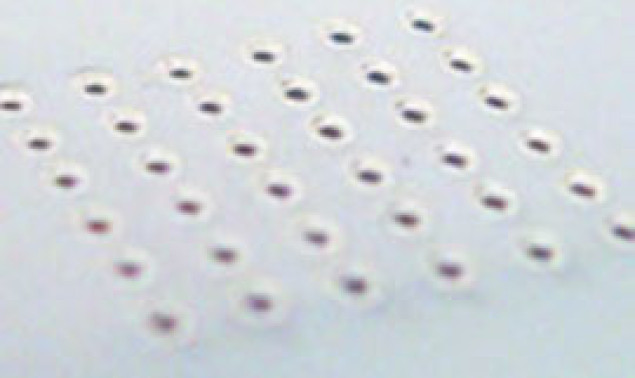 Laser perforation for ventilation 