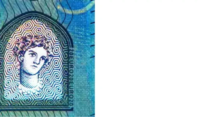 Laser cutting banknote window 