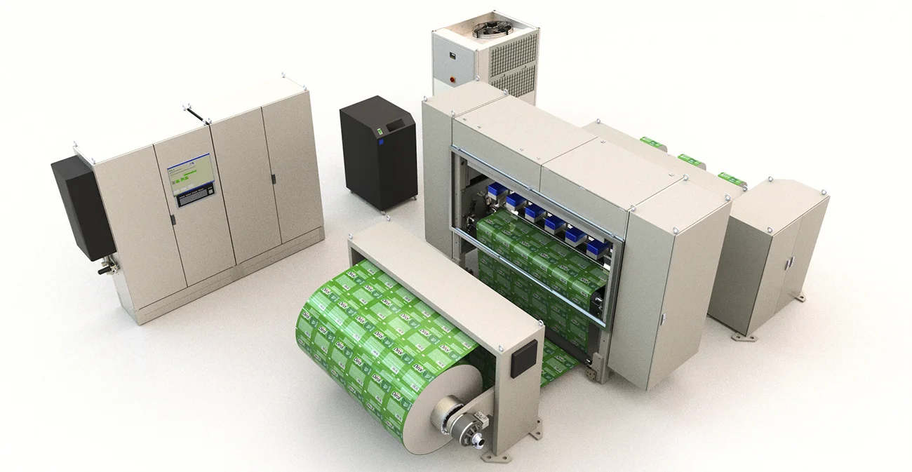 MLT Laser system for the Packagingindustry. 