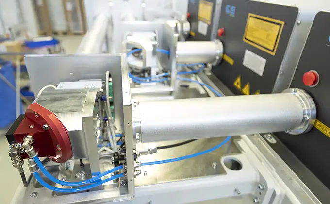 Laserschneiden von Metallfolien